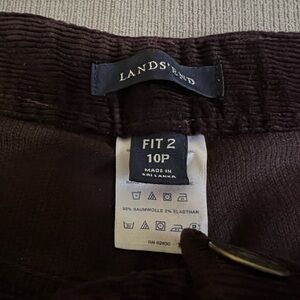 Lands End burgundy cords size 10 petite